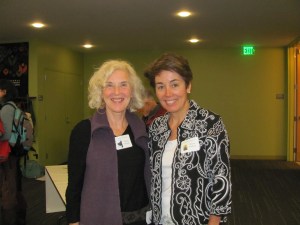 Terry with author Maria Padian (right) at the I'm Your Neighbor, Portland launch